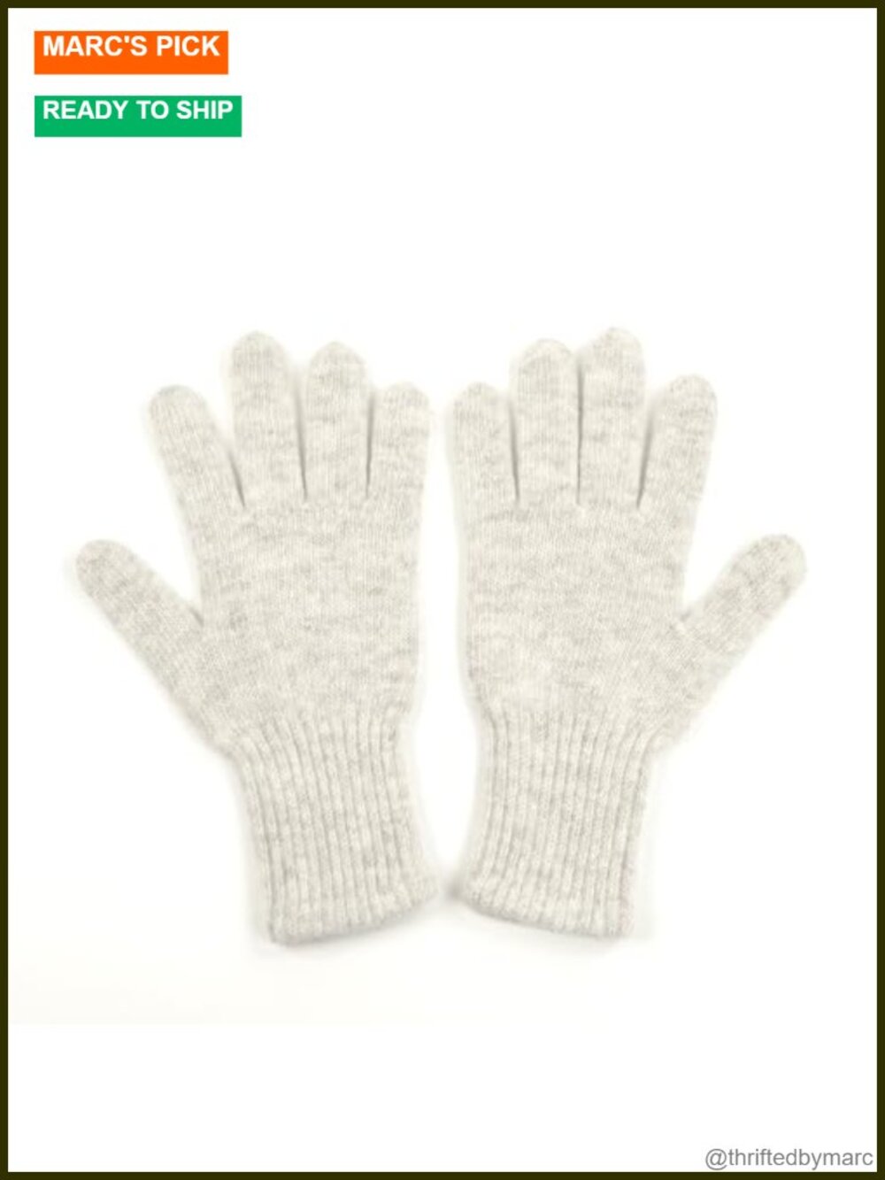 Pure Wool Gloves, Un-dyed Organic, Sustainable Unisex